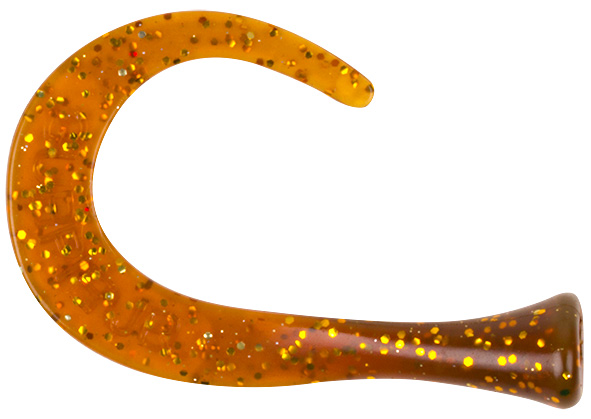 Strike Pro Guppie Jr extra tailar [3 curly/1 paddel] motoroil glitter 4-pack