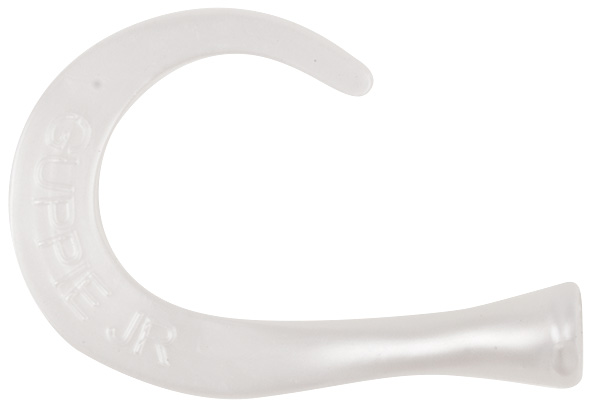 Strike Pro Guppie Downsize extra tailar [3 curly] pearl white 3-pack