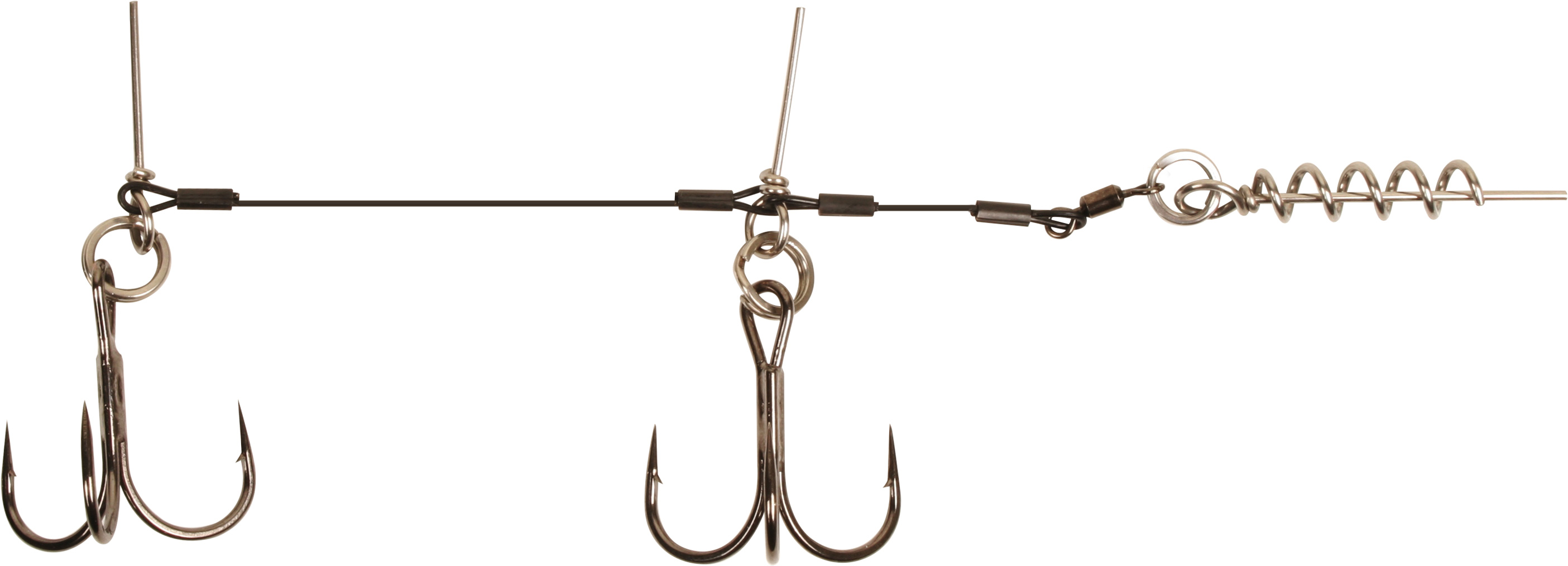 CWC Pro Stinger [Original Tandem] med rostfi stålvajer & 2/0 krok silver 1-pack