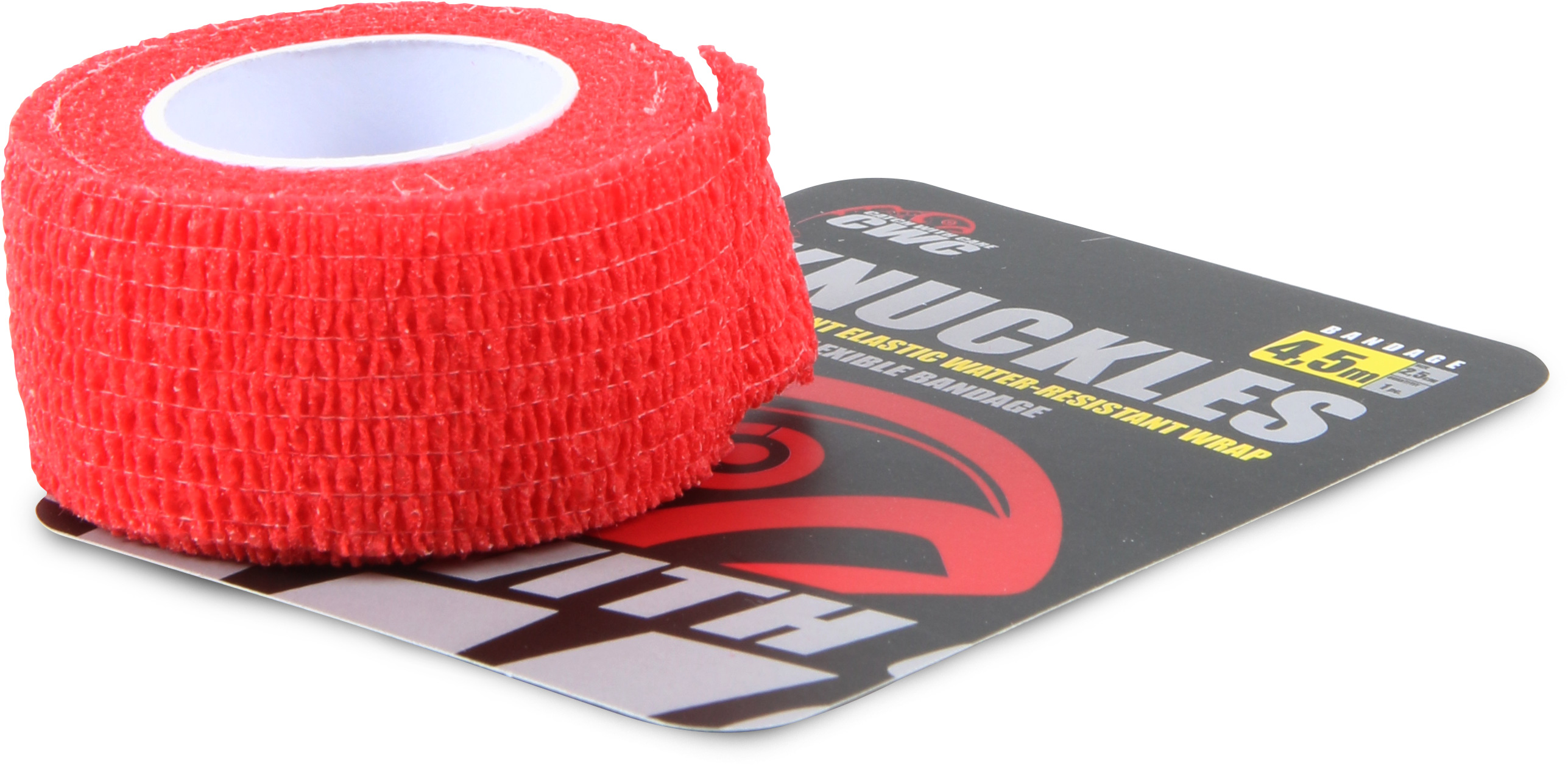 CWC Knuckels elastiskt plåster [2.5 cm x 4.5 m] röd 1-pack