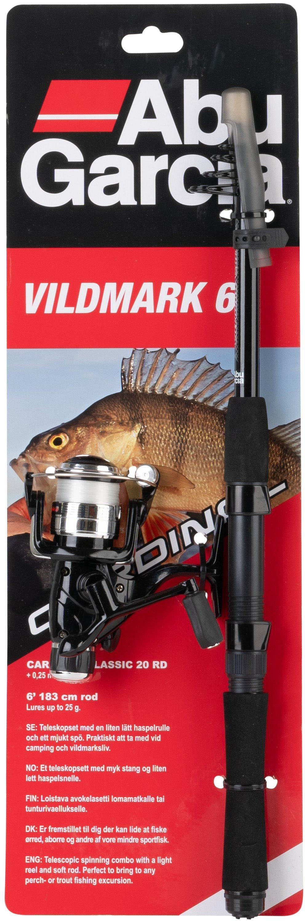 Abu Garcia Cardinal Vildmark Tele haspelset 6' 5-25 g inkl. nylonlina
