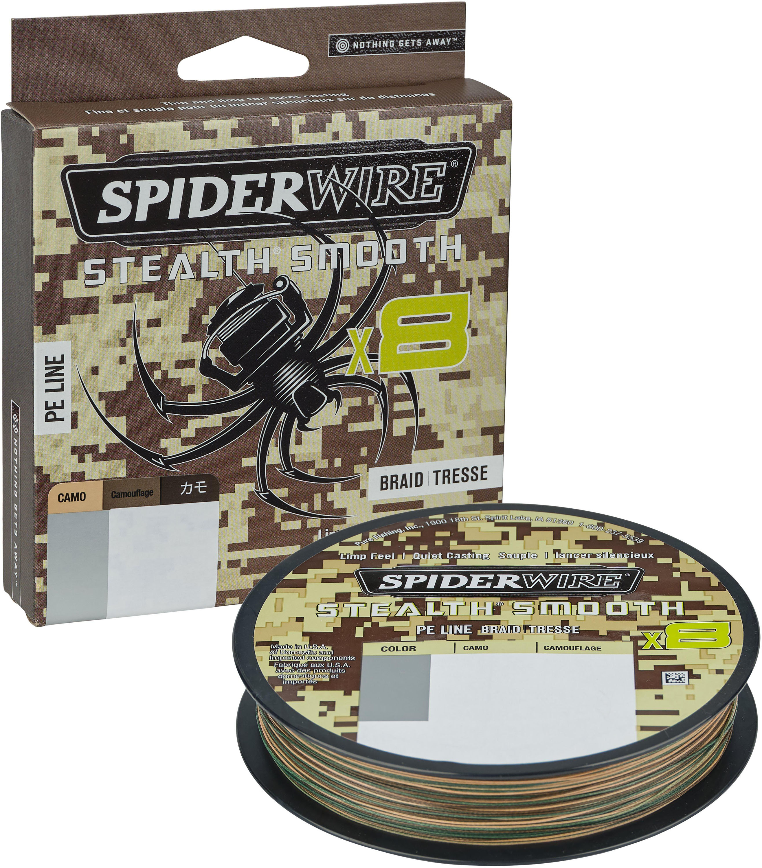 SpiderWire Stealth Smooth x8 flätlina camo 0.060 mm x 150 m