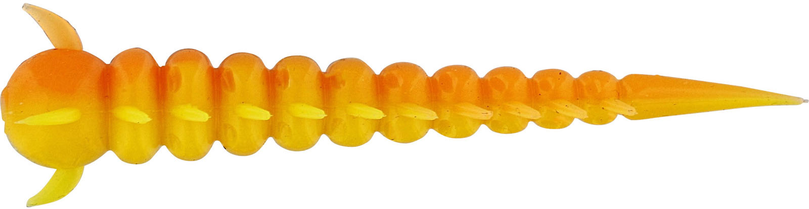 Westin Greedy Worm 5.5 cm [banan] orange/yellow 10-pack