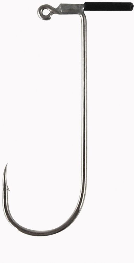 Gamakatsu Drop Shot Jig 90 enkelkrok nickel/svart 4/0, 3-pack