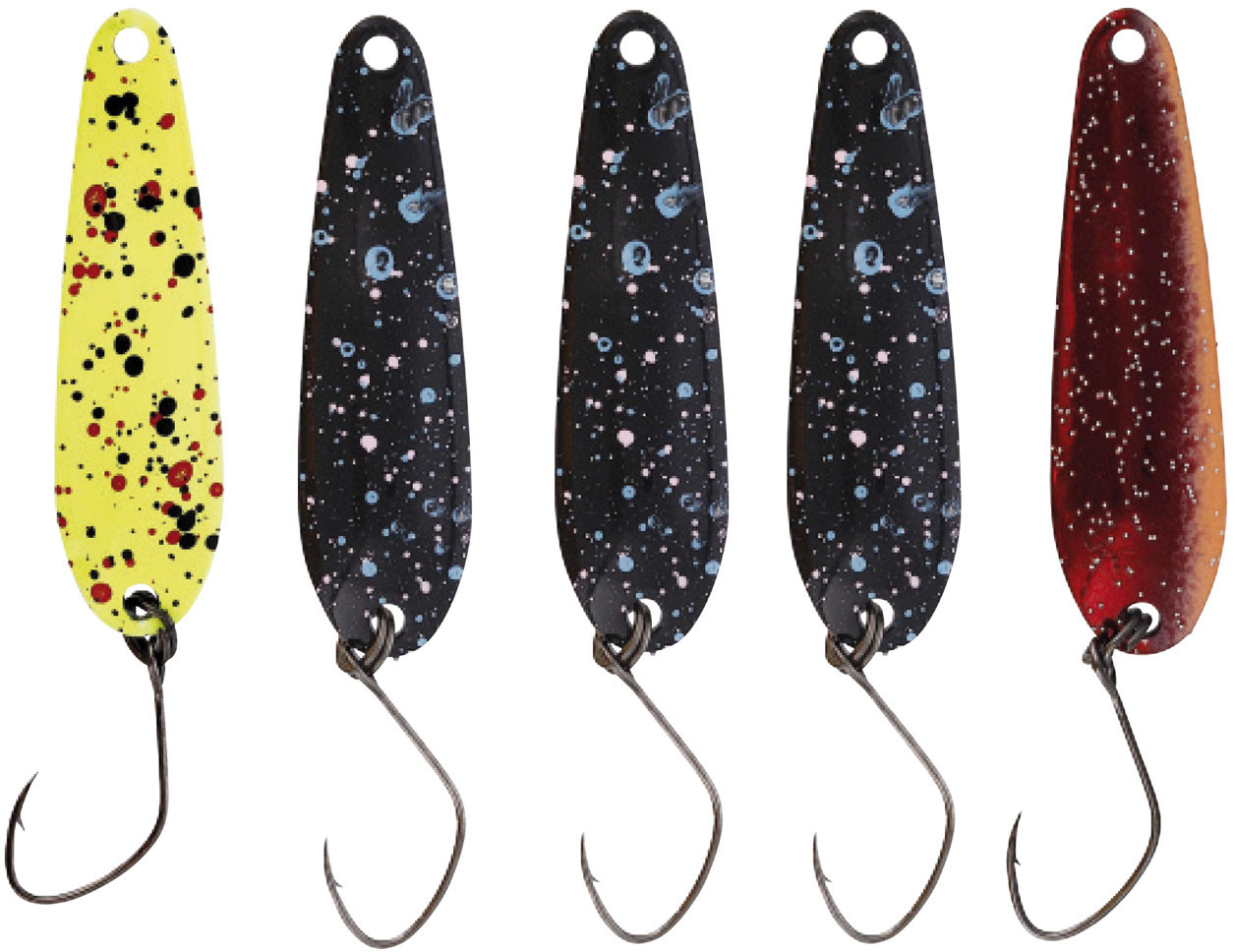 Kinetic Iwana skeddrag [3 g] blandade färger 5-pack