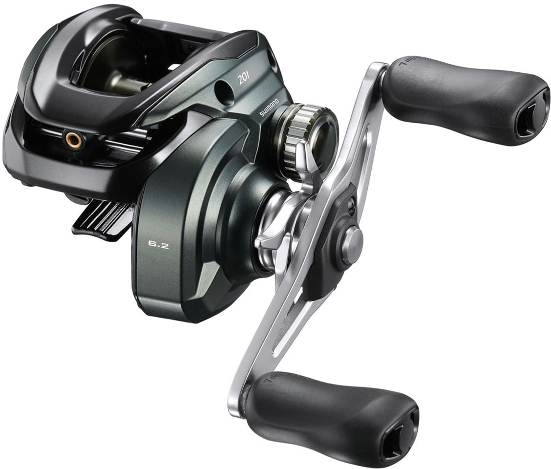 Shimano Curado M 201 lågprofilsrulle vänstervevad