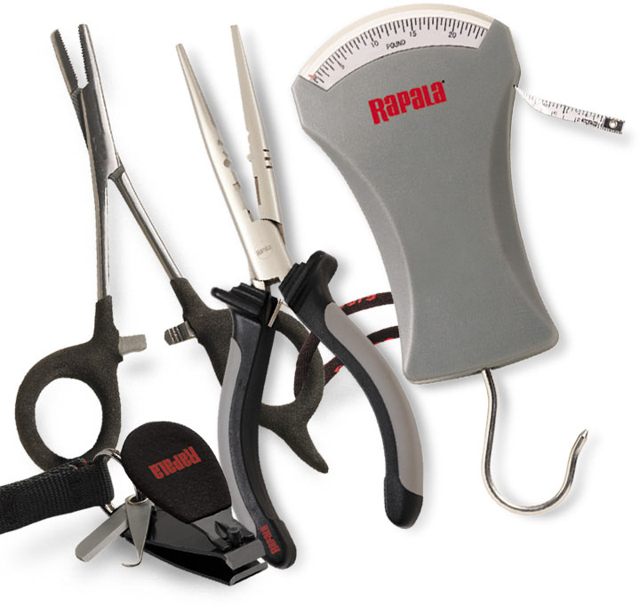 Rapala [RTC-6PFSC] verktygset med våg, tänger och linklippare