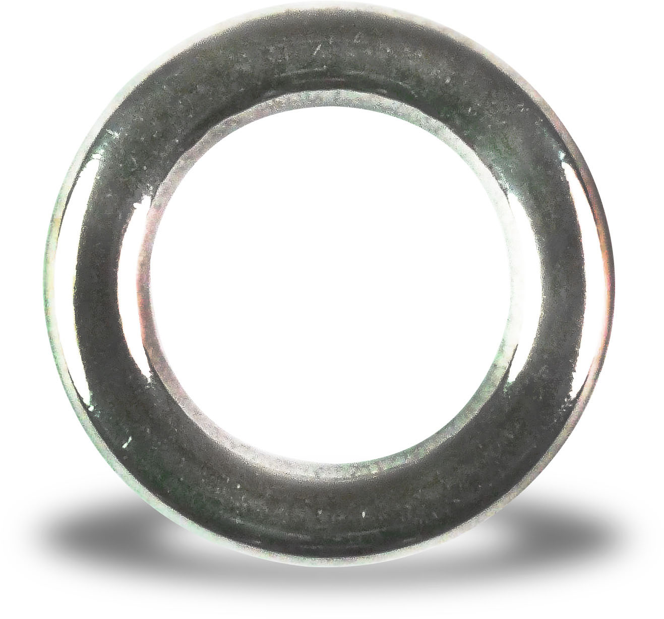 VMC [3563PO] Solid Ring i rostfritt stål stl. #1 silver 10-pack