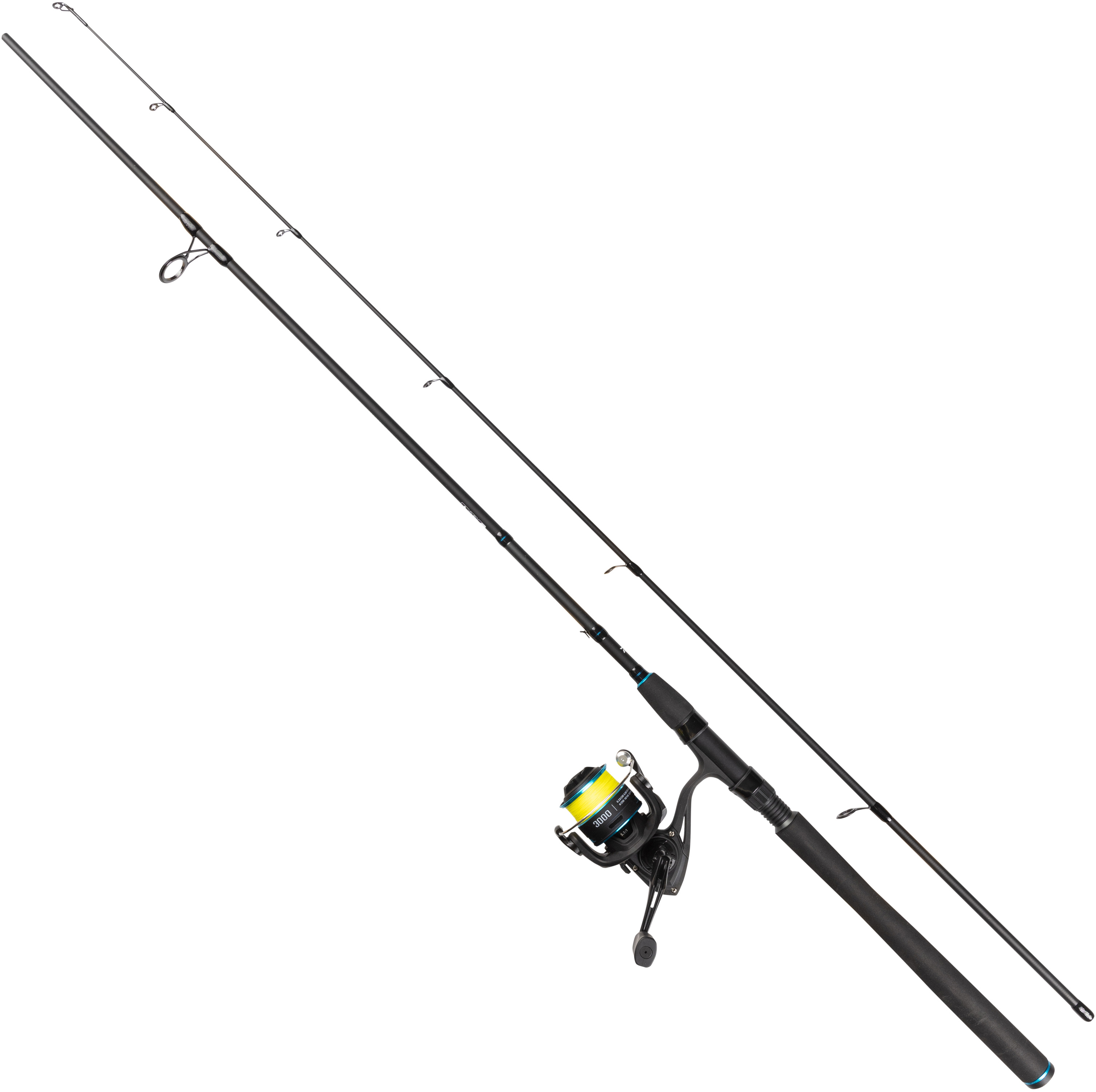 Daiwa Strikeforce haspelset 8' 7-28 g inkl. J-Braid X4 0.17 mm