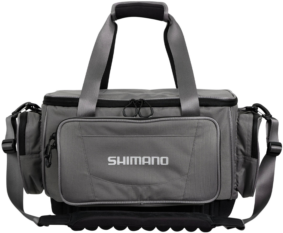 Shimano Predator fiskeväska large [49 x 31 x 26 cm] inkl. 2 betesaskar grå/svart