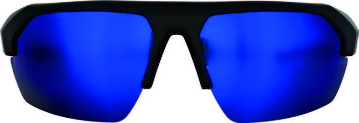 Westin W6 Sport 25 solglasögon matte black/smoke-blue-blue lins