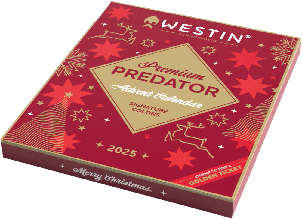 Westin 2025 års adventskalender [Premium Predator] med 24 lådor