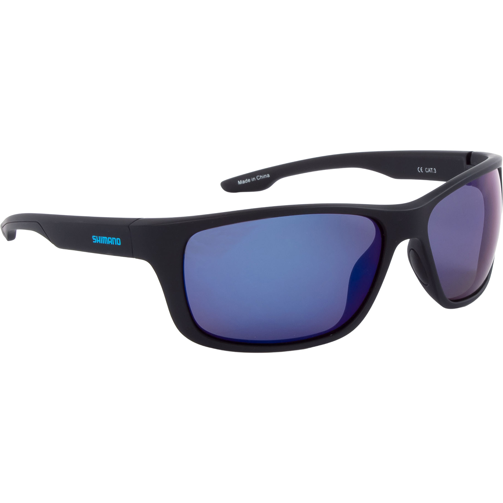 Shimano Antares solglasögon matte black + blue mirror