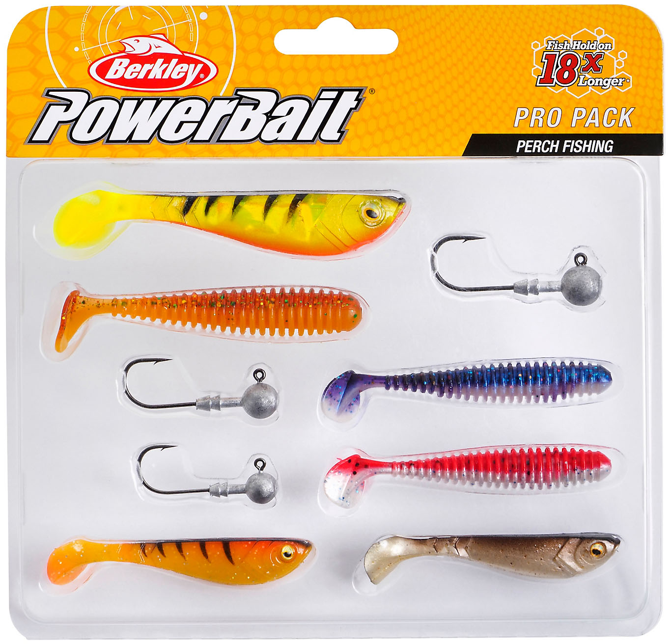Berkley Powerait Pro Pack Perch beteskit 3+6-pack