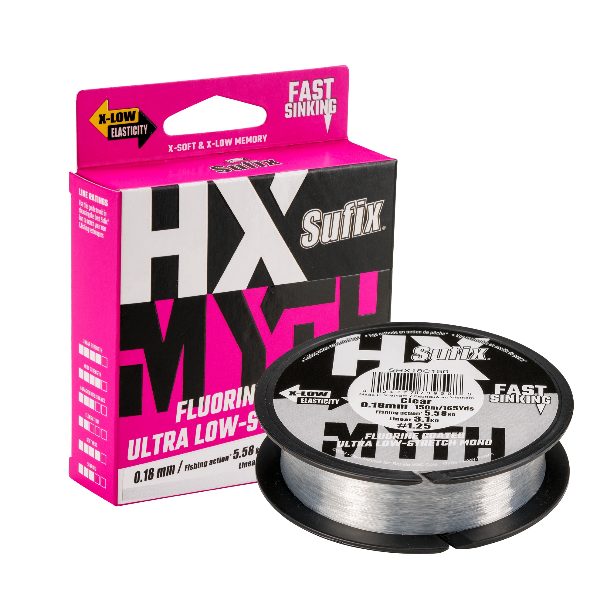 Sufix HX-MYTH monofilament clear [3.5 kg] 0.200 mm x 150 m