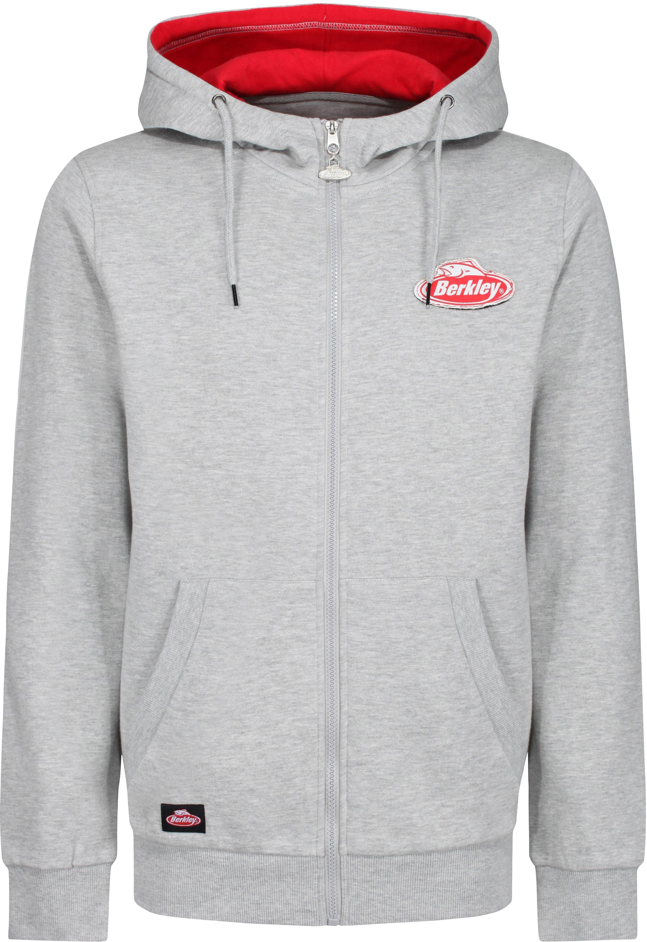 Berkley Zipped Hoody grå xx-large