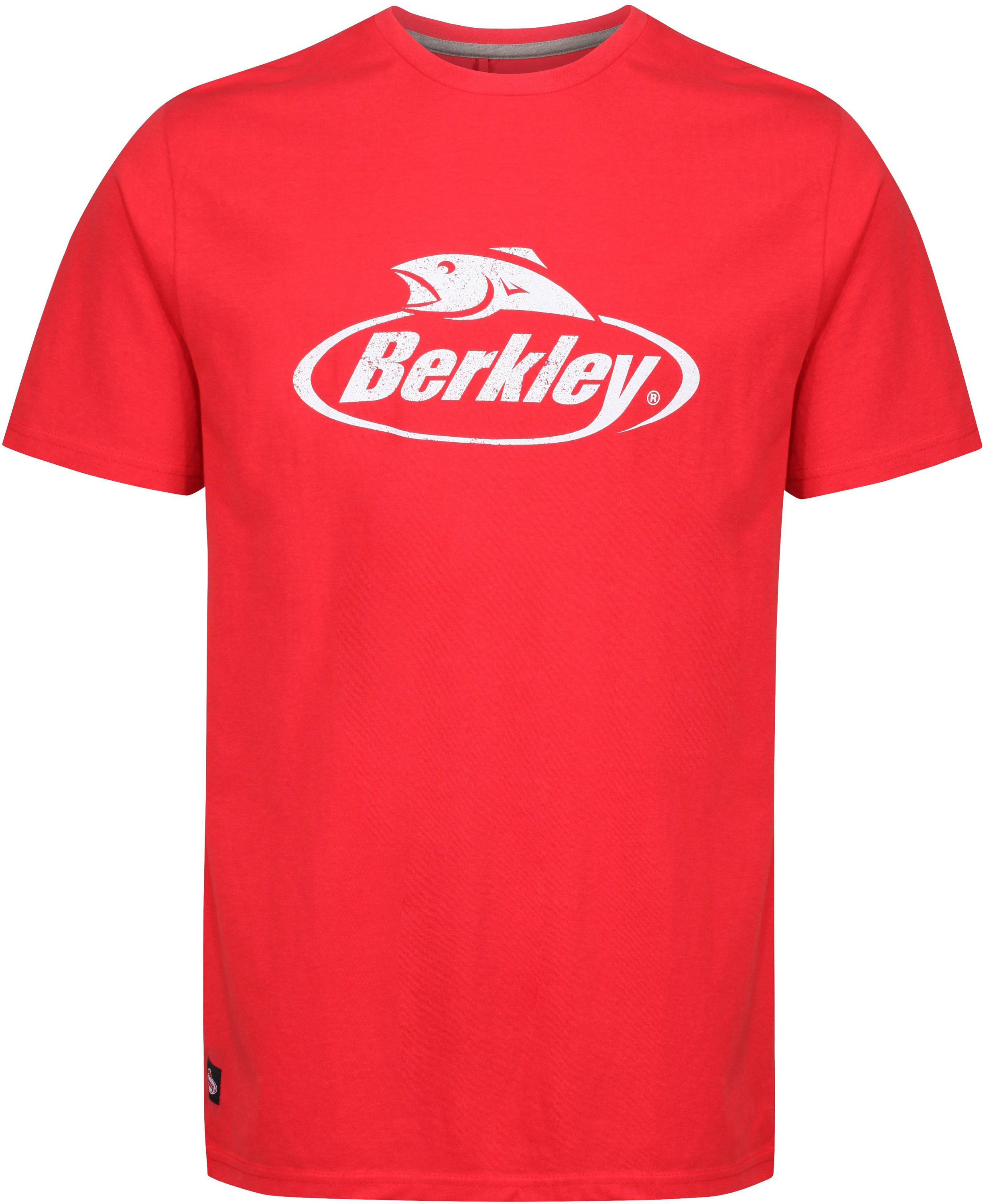 Berkley Logo t-shirt röd large