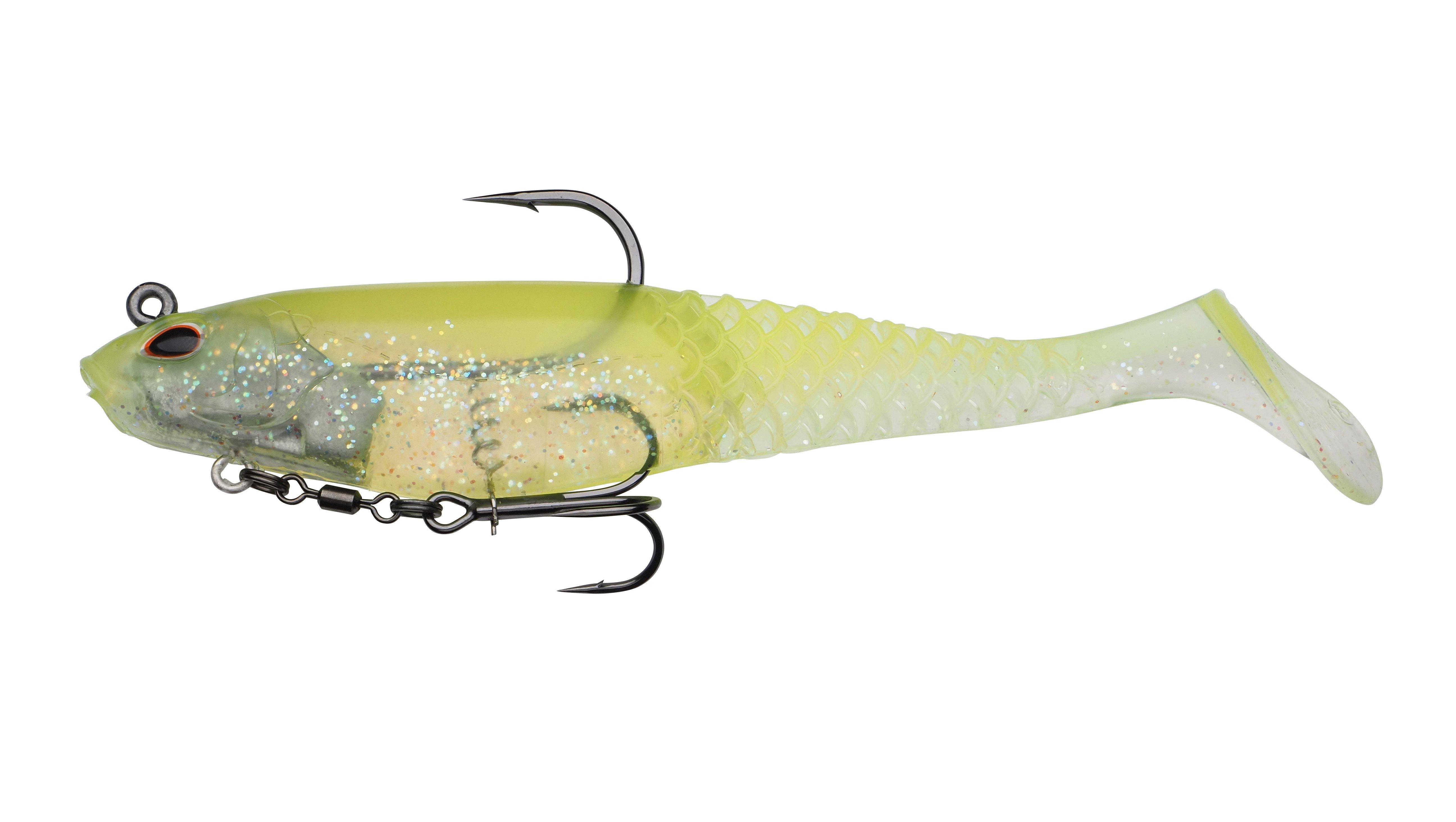 Berkley PowerBait Cull Shad 15 cm [50 g] lime ice 1-pack