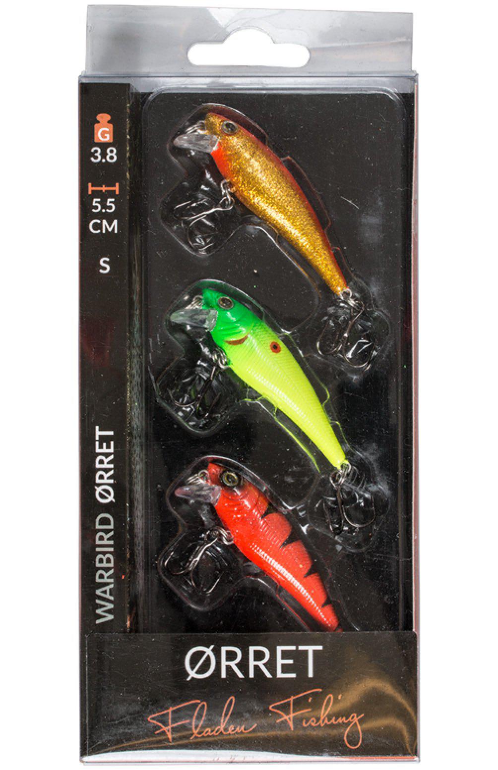 Fladen Warbird Ørret 5.5 cm [3.8 g] S mix strong 3-pack