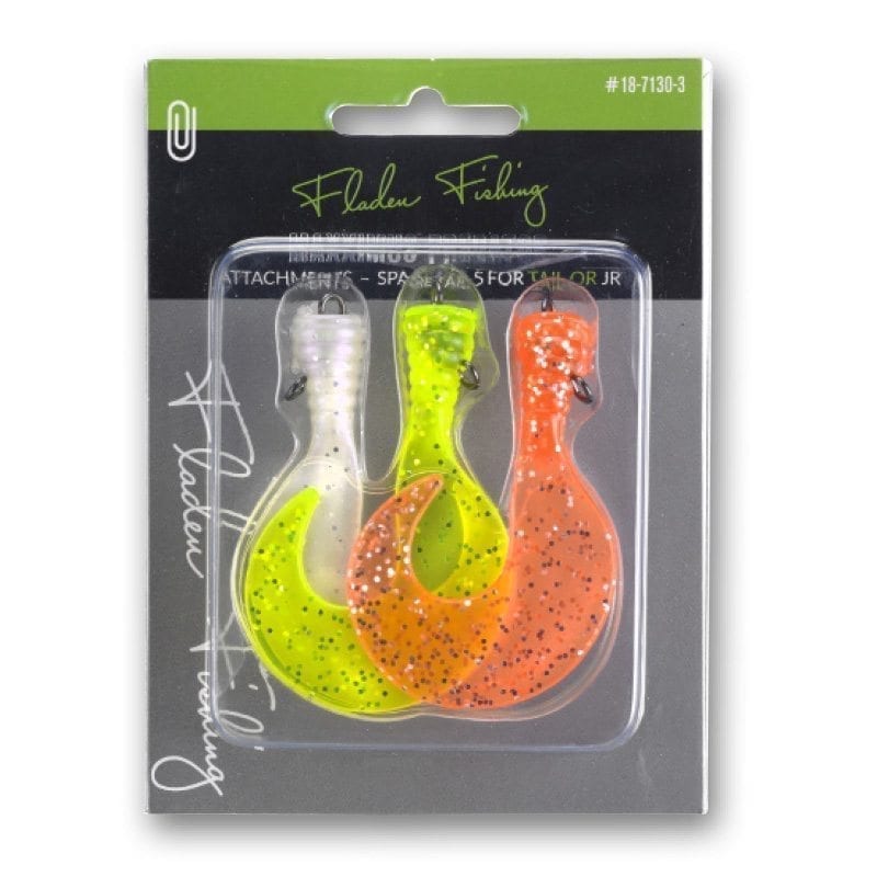 Fladen Extra tailar [Tail-or] vit/grön/orange 3-pack