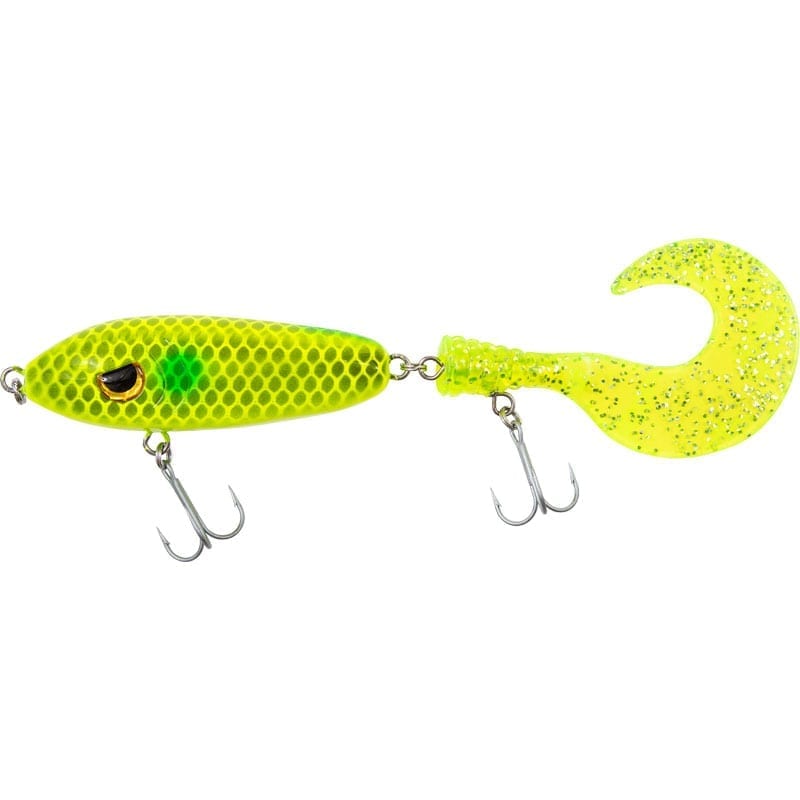 Fladen Scary Tail 22 cm [50 g] limegreen grey pattern 1-pack