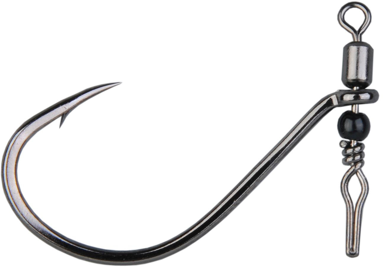 Gamakatsu Swivel Shot dropshotkrok svart 2/0, 3-pack