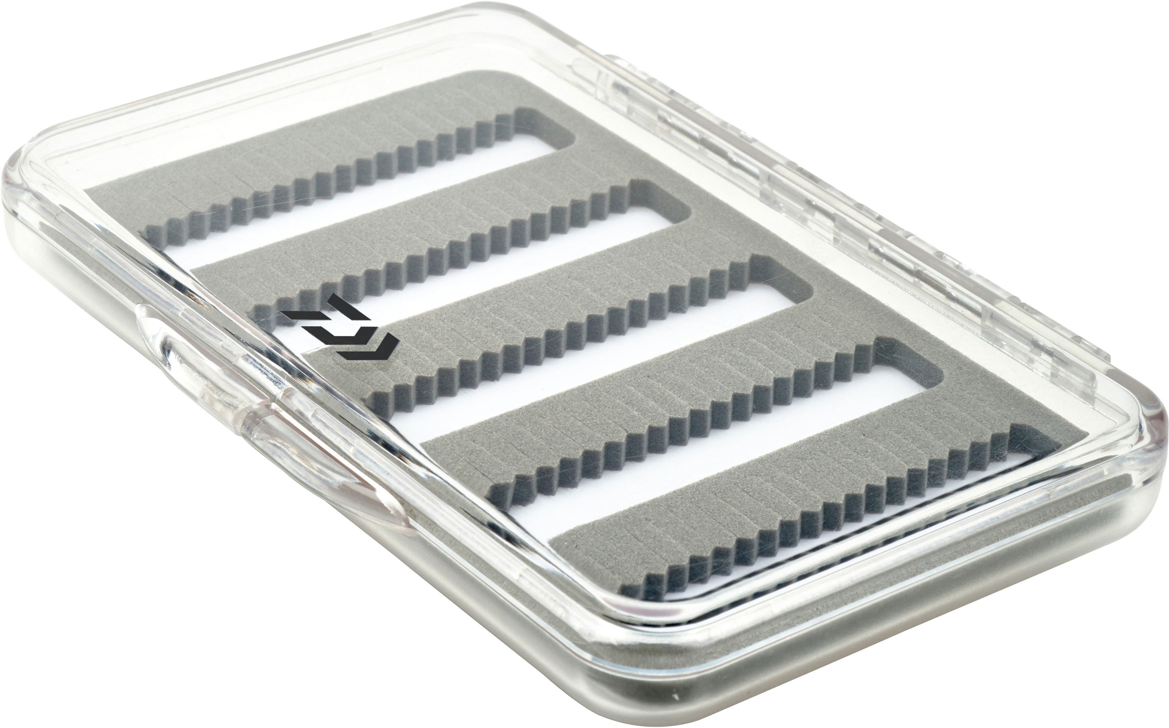 Daiwa Slim View 1 flugask [12.8 x 8.8 x 1.5 cm] grå/klar