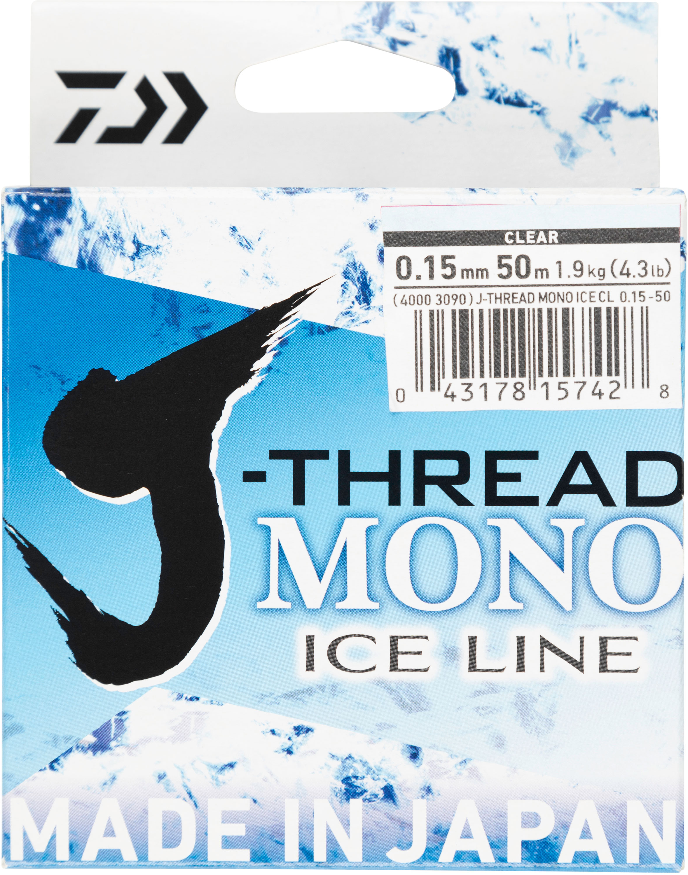 Daiwa J-Thread Mono Ice lina clear 0.150 mm x 50 m