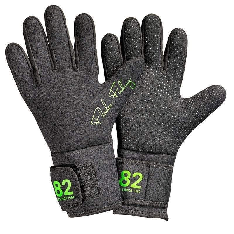 Fladen Long Neoprene handskar svart medium