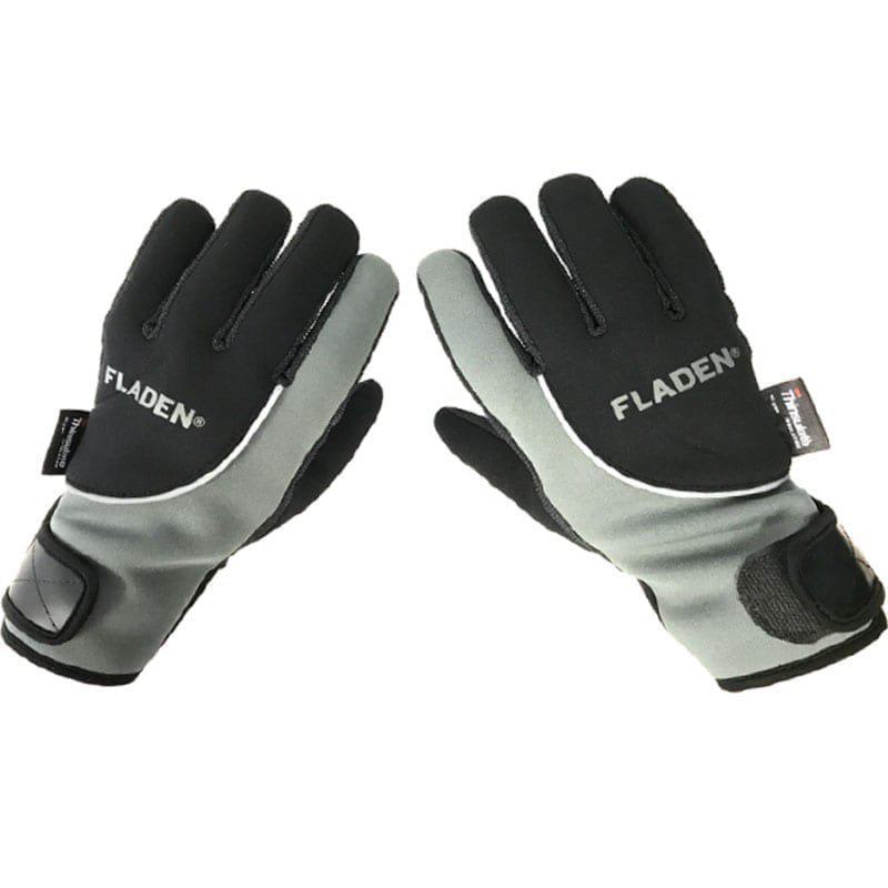 Fladen Neoprene Thinsulate & Fleece Anti Slip handskar svart/grå xxx-large
