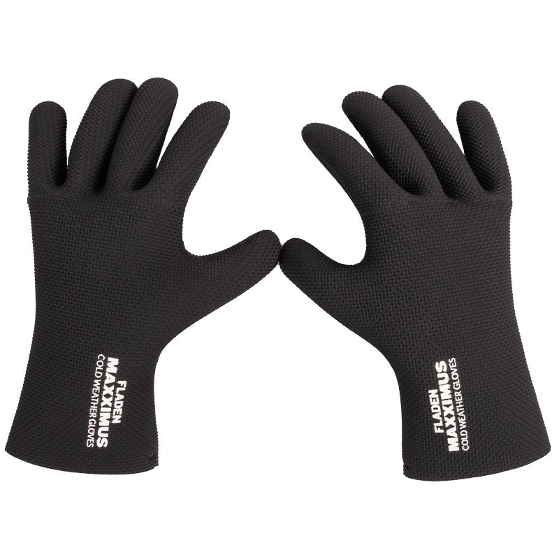 Fladen Maxximus Neoprene & Fleece vattentäta handskar svart x-large