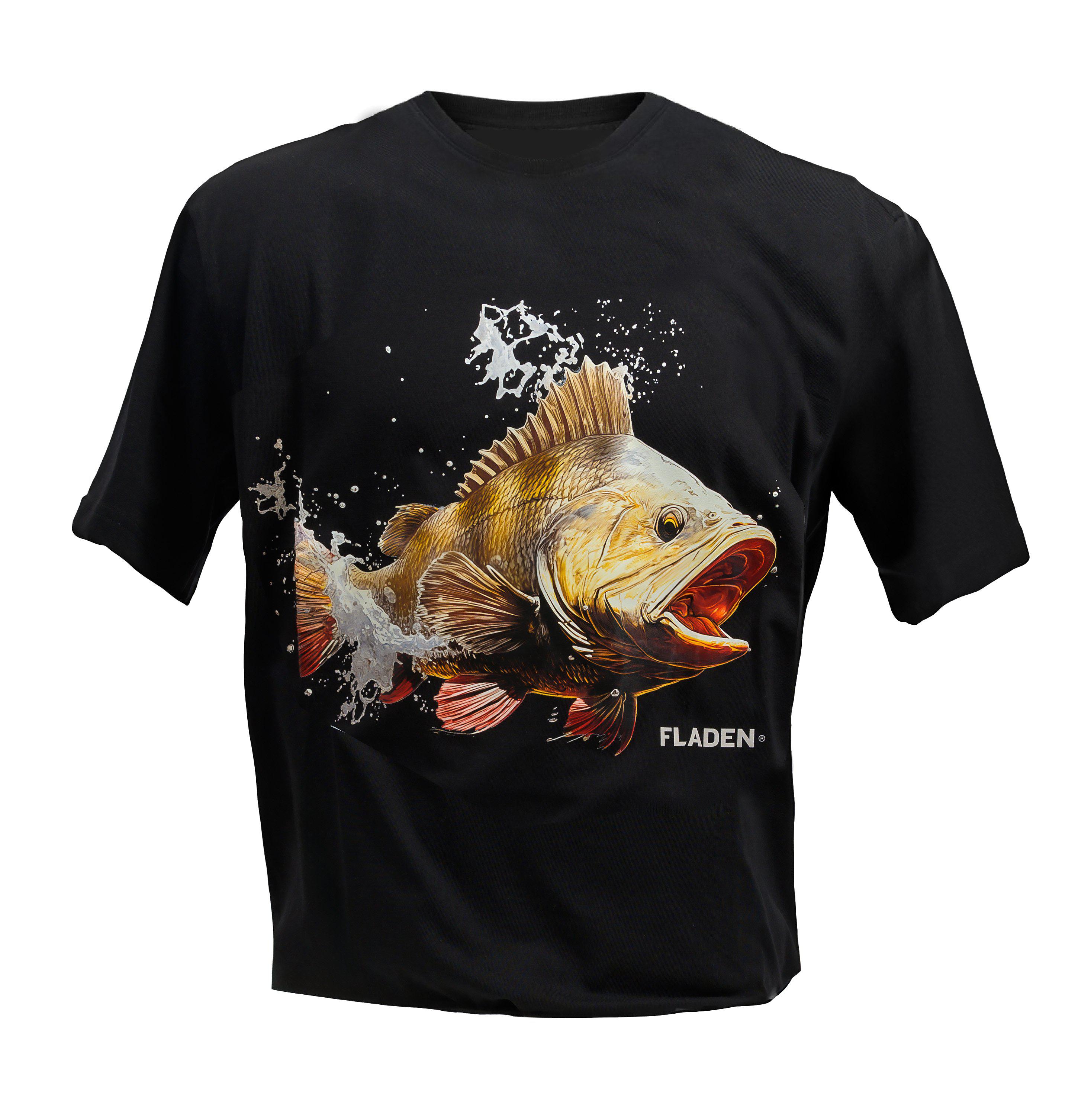 Fladen Perch Hunter t-shirt svart xxx-large