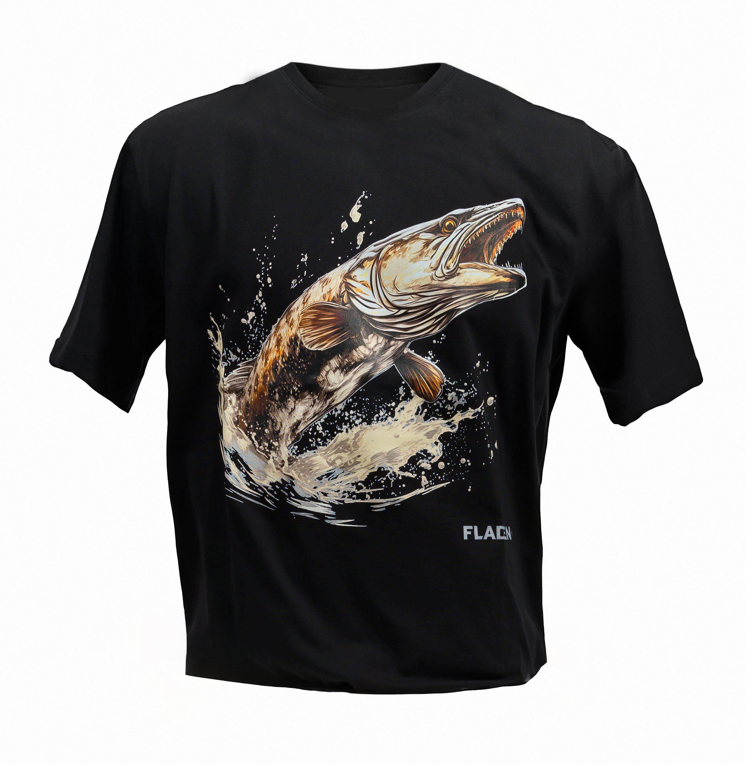 Fladen Pike Hunter t-shirt svart small