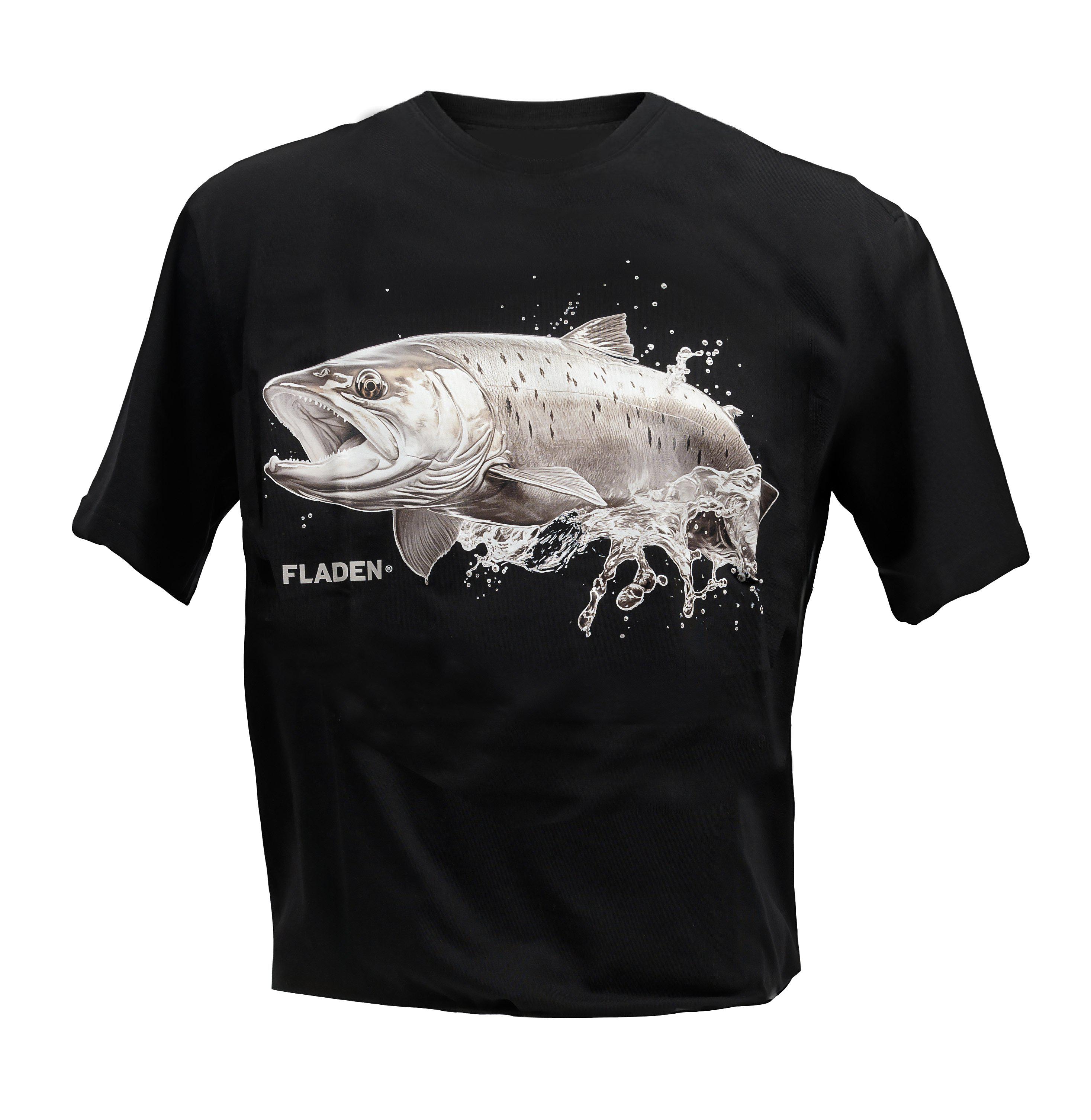 Fladen Seatrout Hunter t-shirt svart large