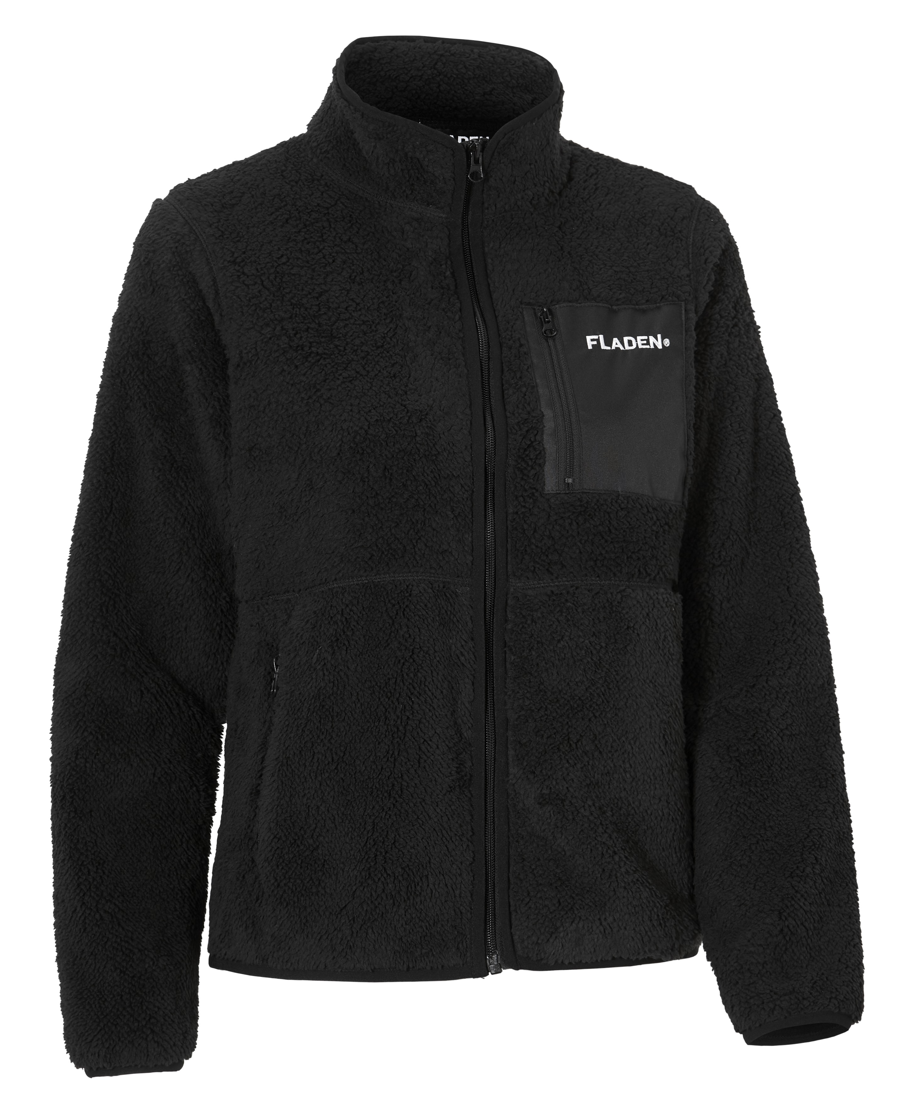 Fladen Sheep fleecejacka svart xx-large