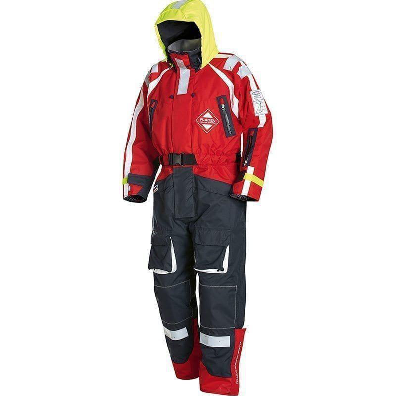 Fladen 891OS MX Offshore flytoverall röd/blå large