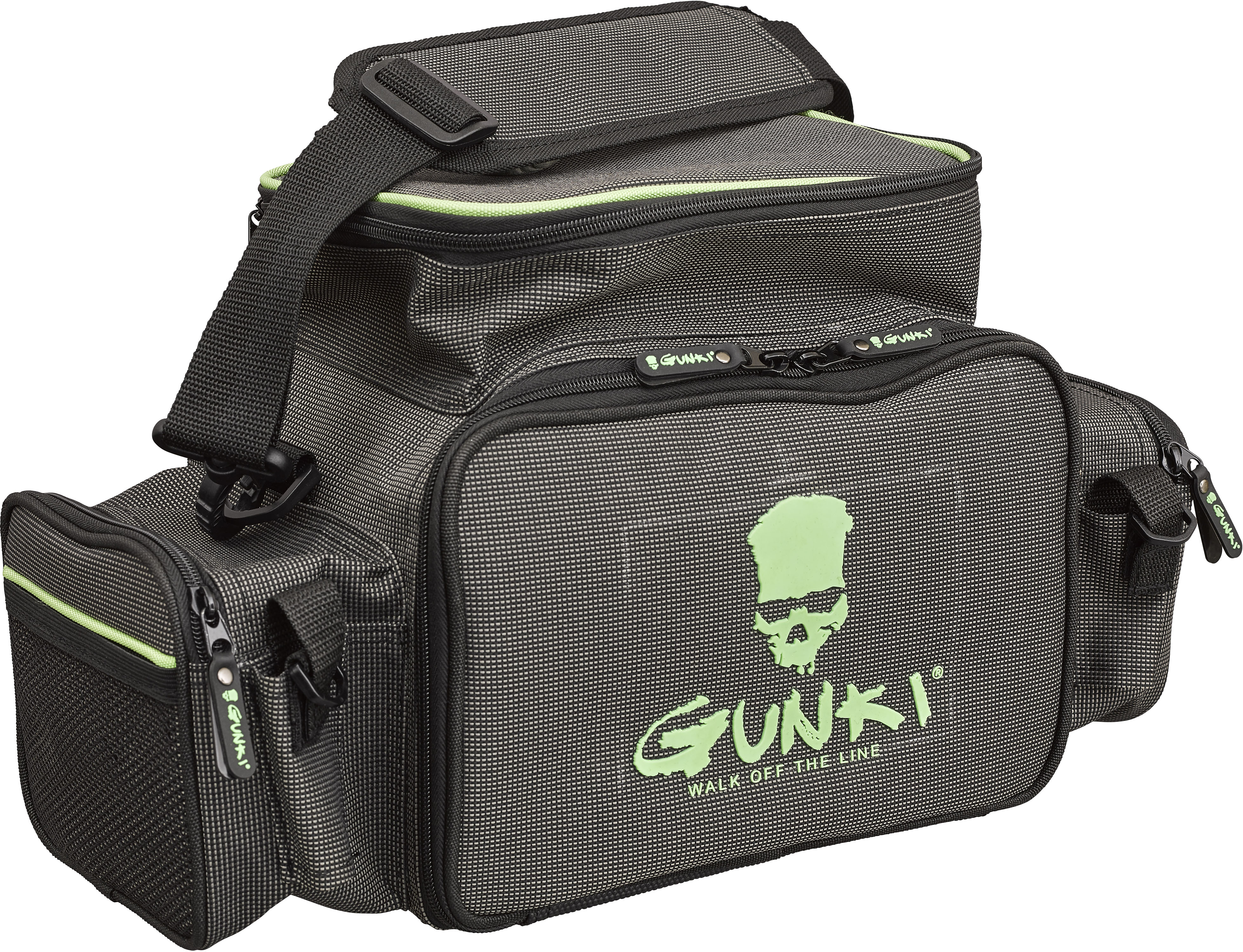 Gunki Iron-T Front-Perch Pro betesväska [27 x 20 x 18 cm] svart/grön