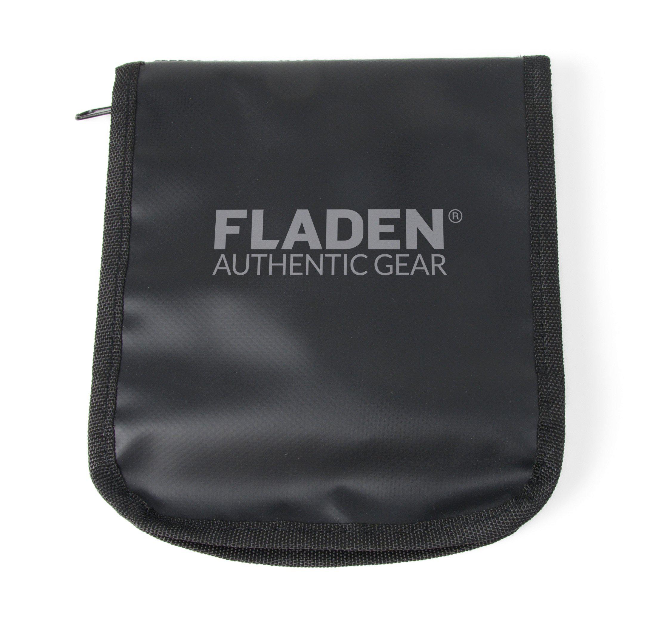 Fladen Tackelpärm [21 x 18 cm] med 10 st tarpaulin plastfickor