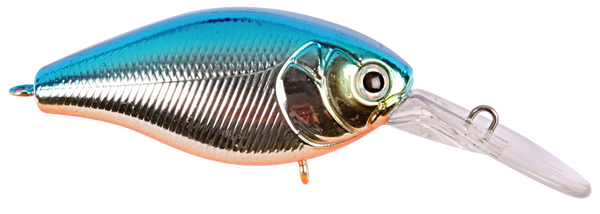 Strike Pro Cranky X Deep 5 cm [9 g] F blue silver ob 1-pack