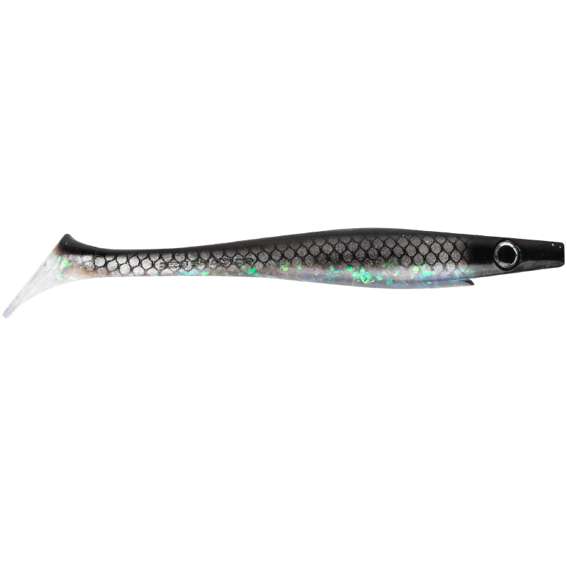 The Pig Pig Shad Jr 20 cm [50 g] midnight shiner 2-pack