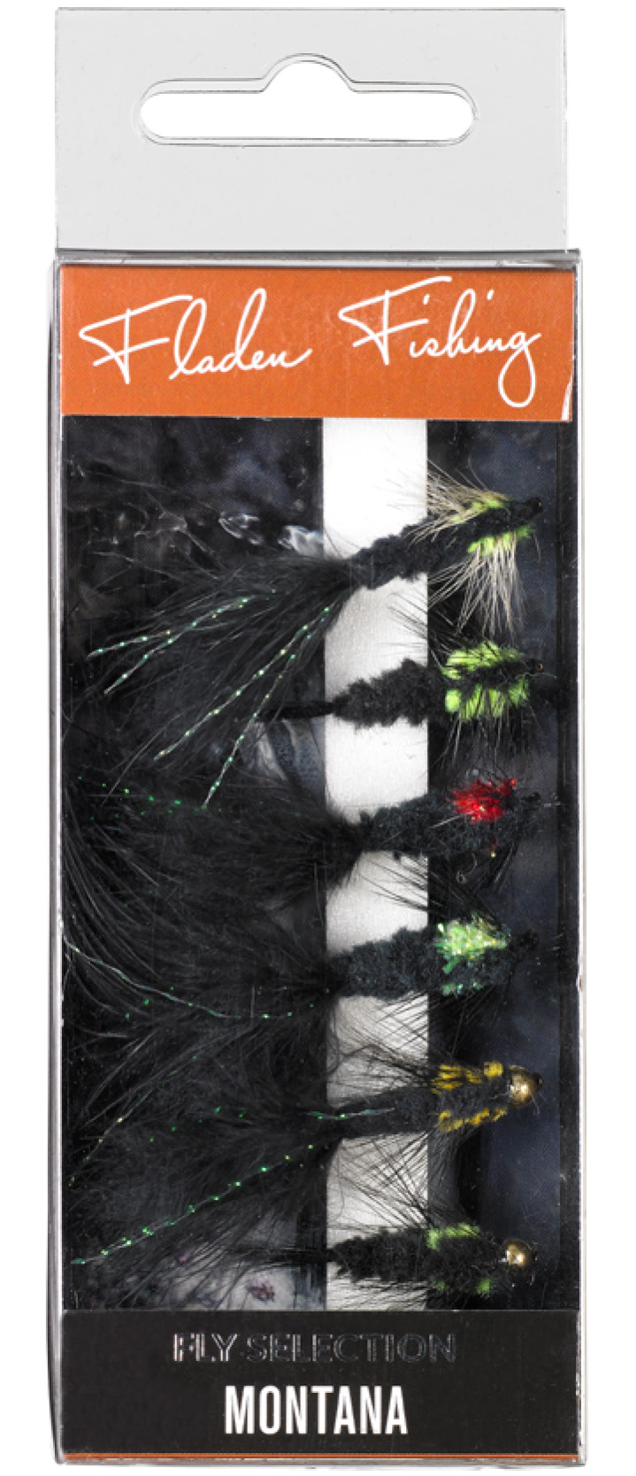 Fladen Fly Selection Montana flugor 6-pack