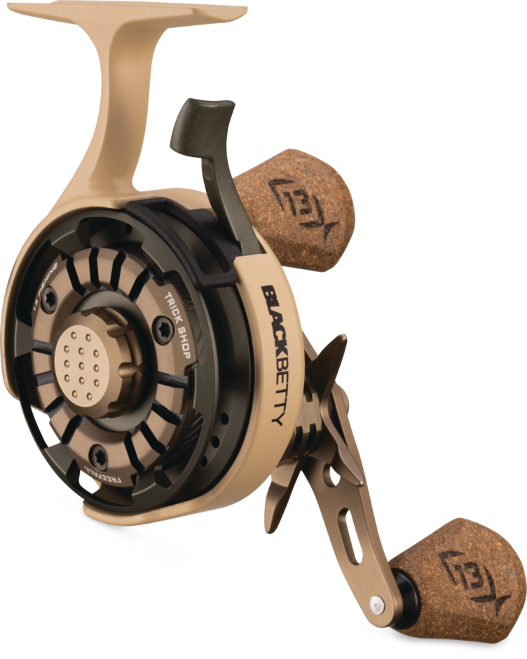 13 Fishing Black Betty FreeFall Carbon Trick Shop [2024] 2.5 centerpinrulle vänstervevad