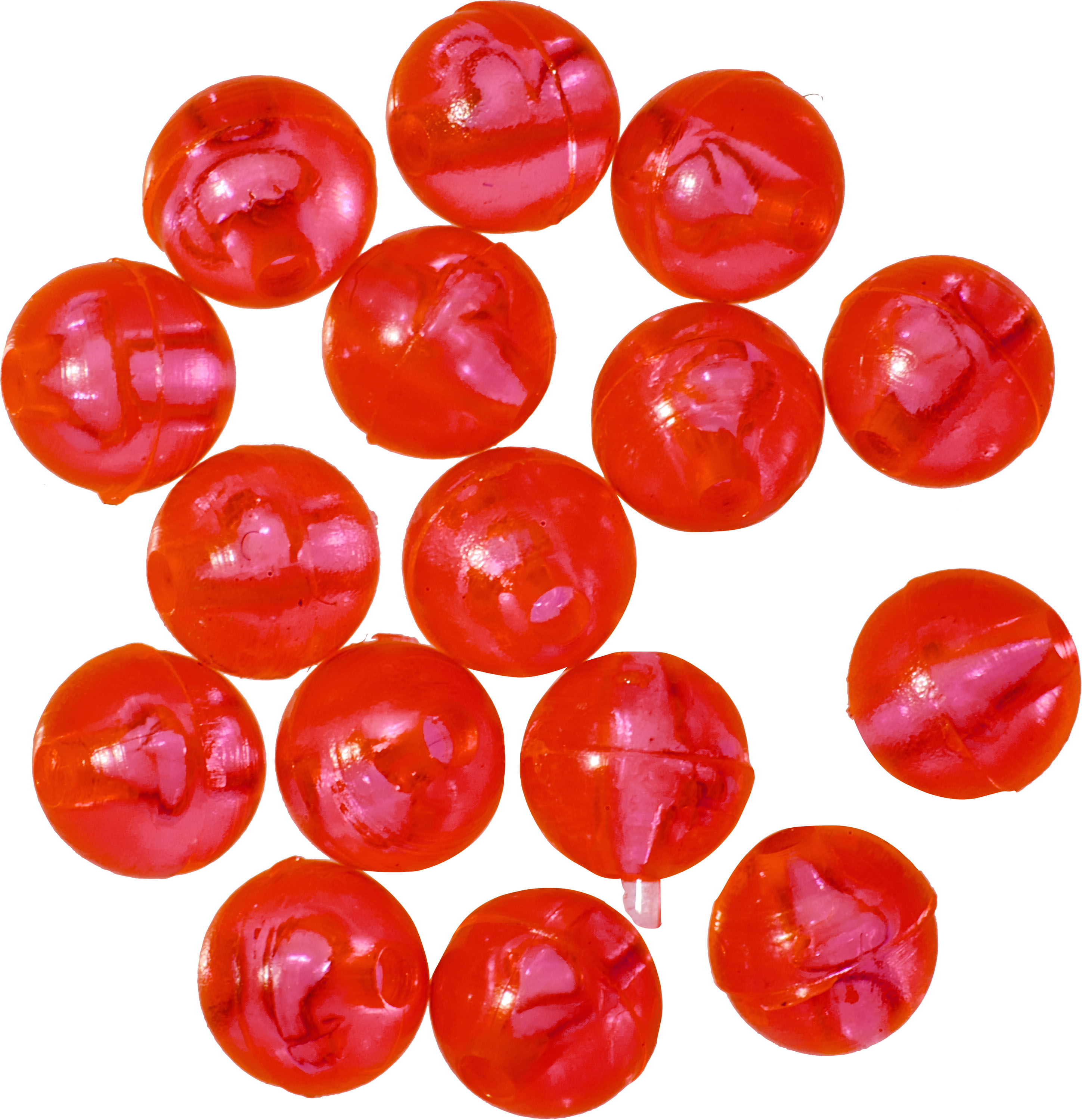 Gunki Carolina pärlor 6.5 x 8 mm röd 15-pack
