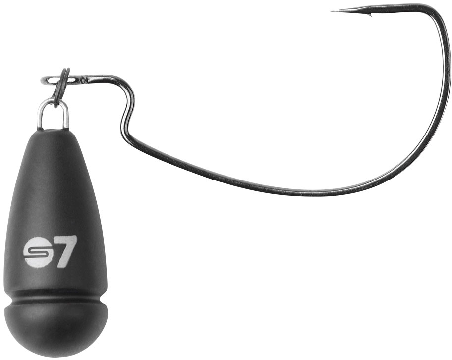 SPRO Jika Jig 7 g med 1/0 offsetkrok svart 1-pack