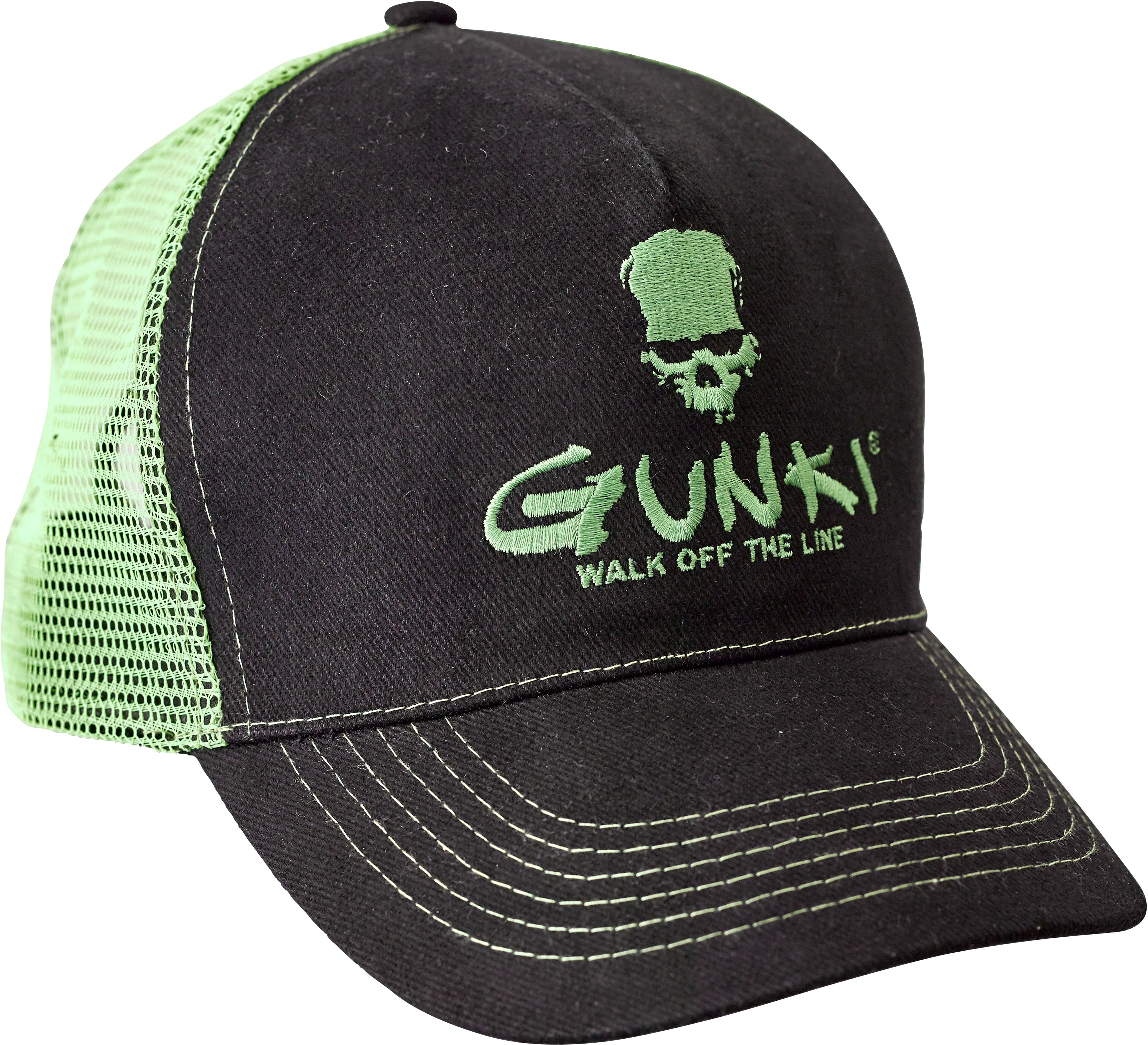 Gunki Trucker keps svart/grön one-size