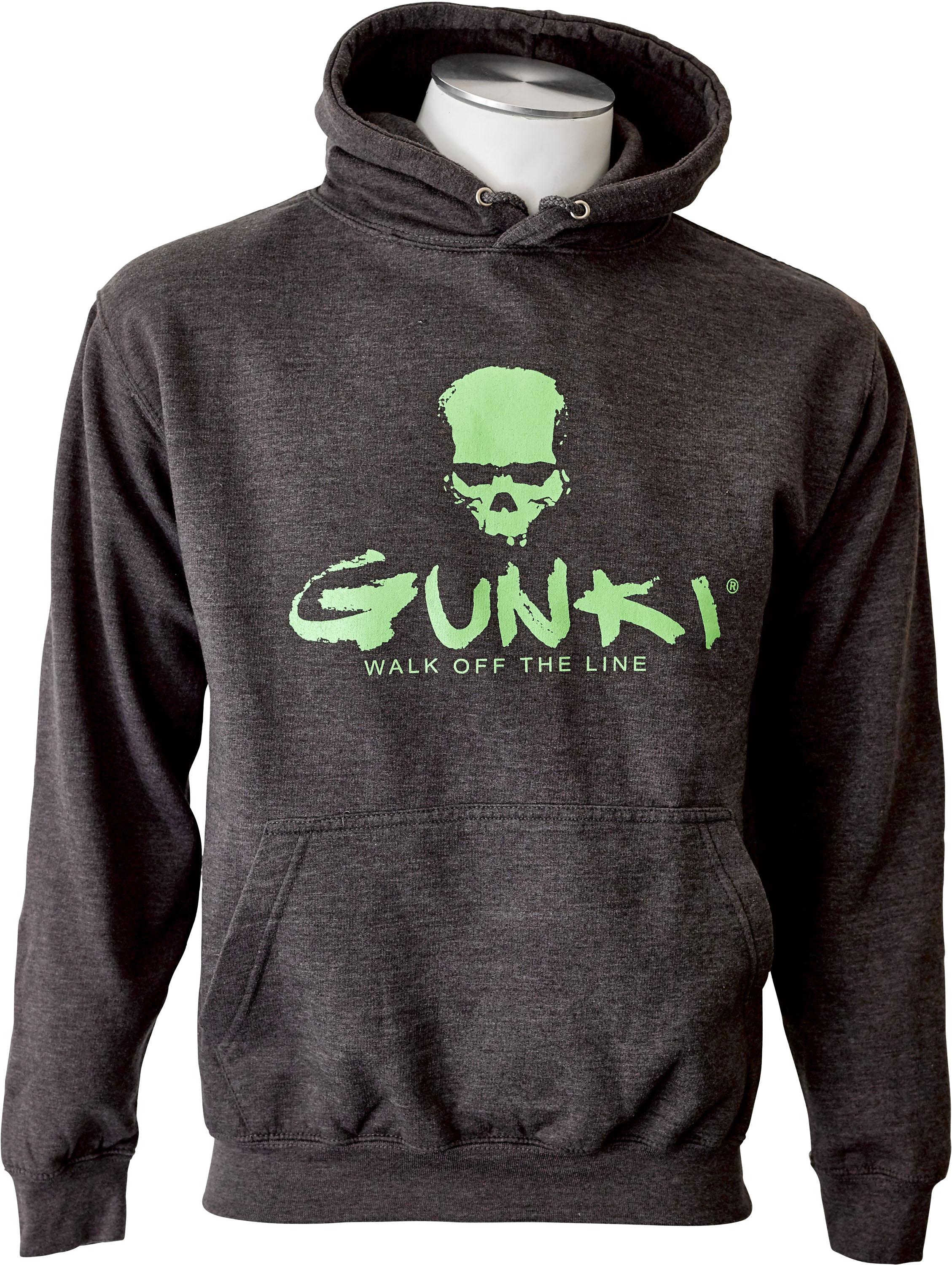 Gunki Darksmoke långärmad huvtröja mörkgrå large