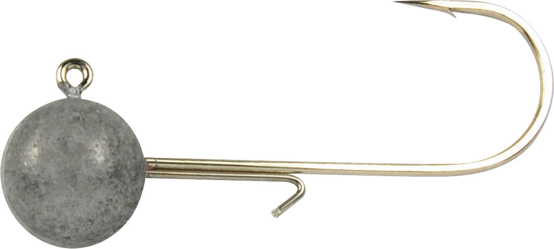 SPRO Long & Round jiggskalle 7 g med 1/0 krok silver 4-pack