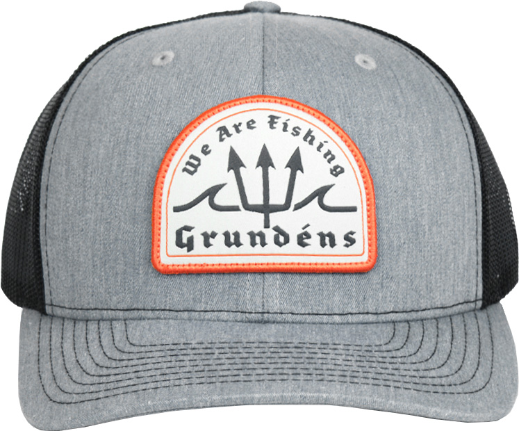 Grundéns Poseidon Trucker keps grå/svart one-size