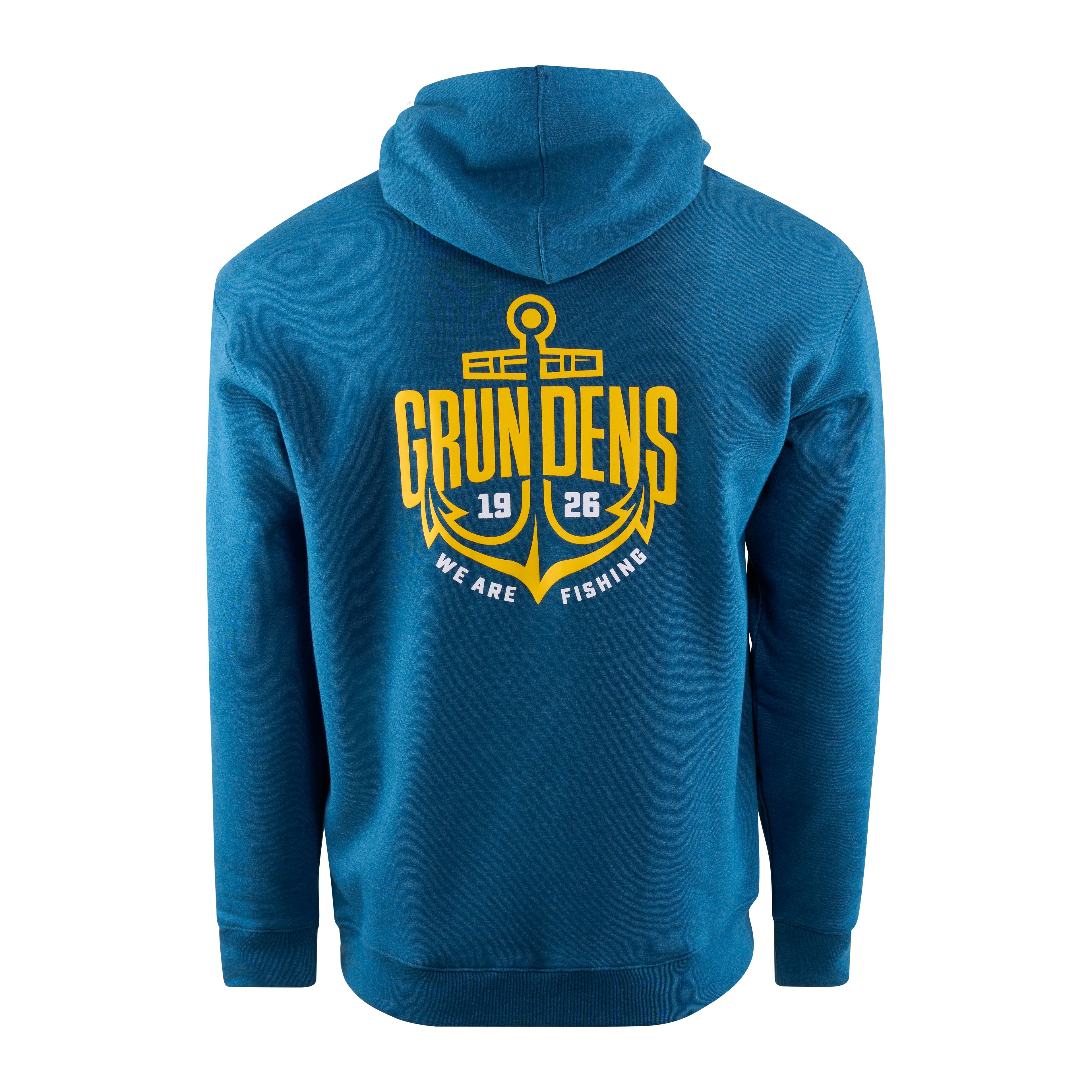 Grundéns Displacement DWR hoodie anchor navy heather medium