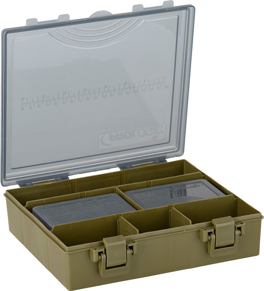 Prologic Tackle Organizer 1+4 betesask [23.5 x 20 x 6 cm] small grön 1-pack